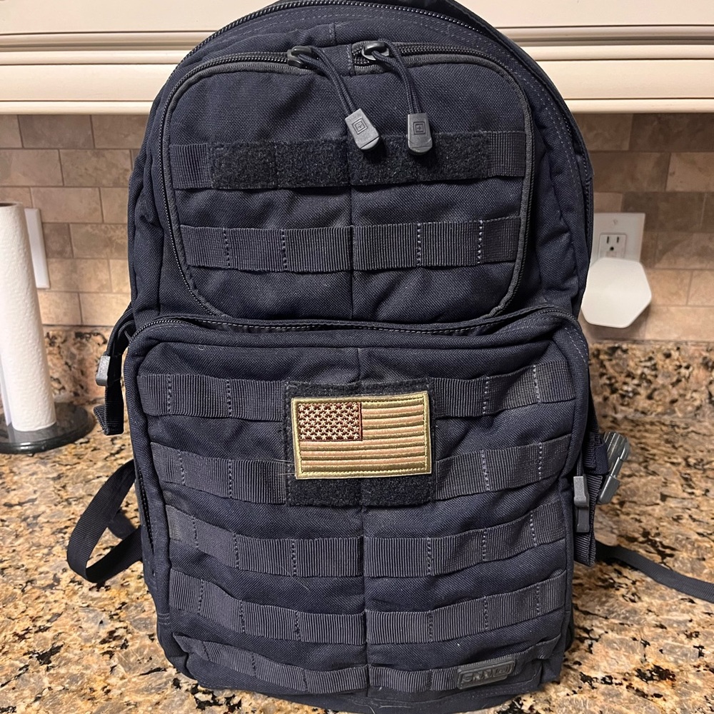 Tactical Black Backpack